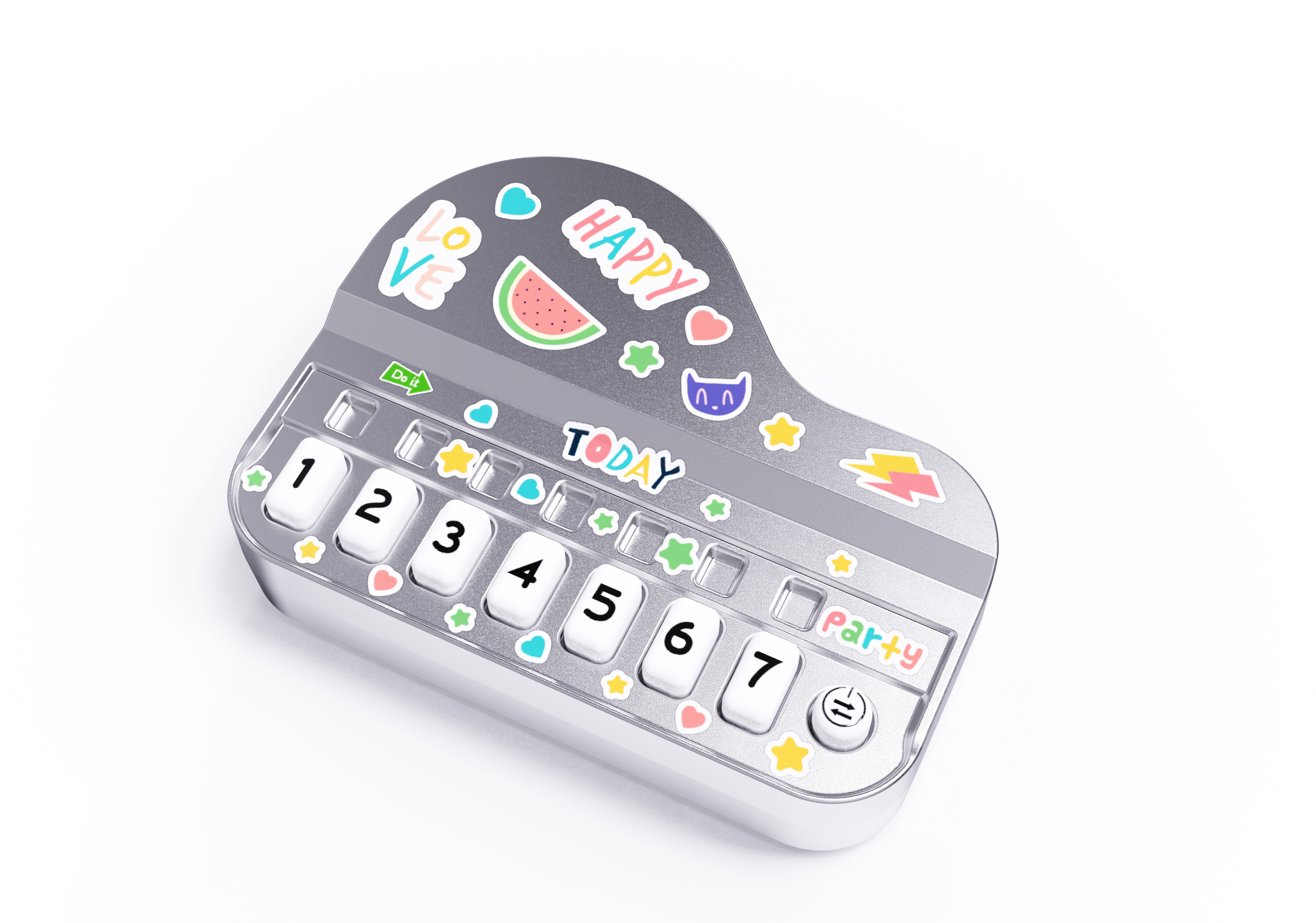 Metal Series Piano Mini Pendant